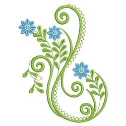 Decorative Flowers 03(Md) machine embroidery designs