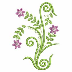 Decorative Flowers 10(Sm) machine embroidery designs