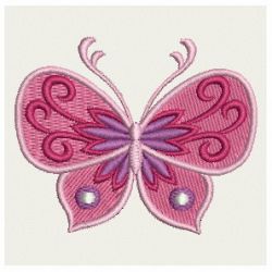 Colorful Butterflies 01 machine embroidery designs