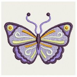 Colorful Butterflies 03 machine embroidery designs