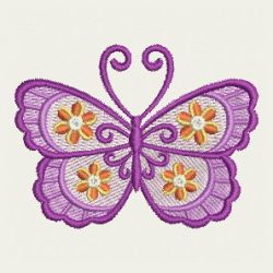 Colorful Butterflies 04 machine embroidery designs