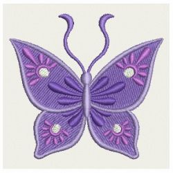 Colorful Butterflies 05 machine embroidery designs