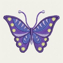 Colorful Butterflies 06 machine embroidery designs