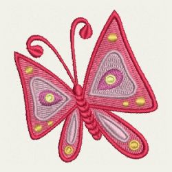 Colorful Butterflies 10 machine embroidery designs
