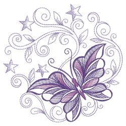 Decorative Butterfly 03(Md) machine embroidery designs