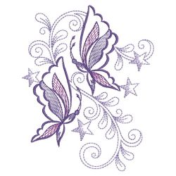 Decorative Butterfly 09(Md) machine embroidery designs