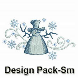Winter Snowman(Sm) machine embroidery designs
