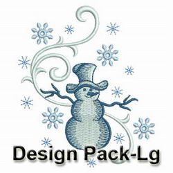 Winter Snowman(Lg) machine embroidery designs
