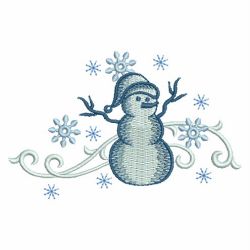 Winter Snowman 02(Lg) machine embroidery designs