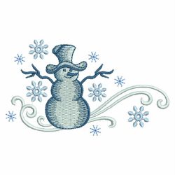 Winter Snowman 03(Md) machine embroidery designs