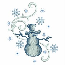 Winter Snowman 04(Md) machine embroidery designs