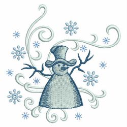 Winter Snowman 07(Lg) machine embroidery designs