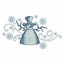 Winter Snowman 08(Lg) machine embroidery designs