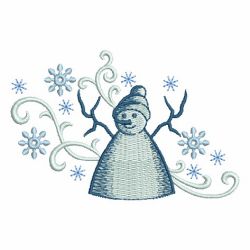 Winter Snowman 09(Lg) machine embroidery designs