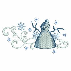 Winter Snowman 10(Lg) machine embroidery designs