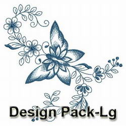 Gradient Butterfly 2(Lg) machine embroidery designs