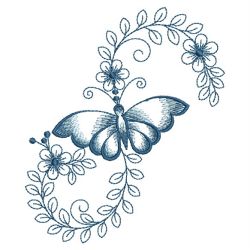 Gradient Butterfly 2 08(Sm) machine embroidery designs