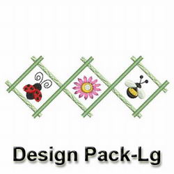 Decorative Garden Borders(Lg) machine embroidery designs