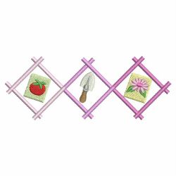 Decorative Garden Borders 08(Md) machine embroidery designs