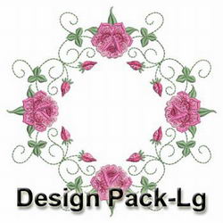 Heirloom Colorful Roses(Lg) machine embroidery designs