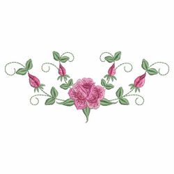 Heirloom Colorful Roses 08(Md) machine embroidery designs
