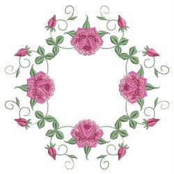 Heirloom Colorful Roses 13(Sm) machine embroidery designs