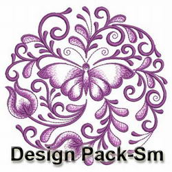 Gradient Butterfly 3(Sm) machine embroidery designs