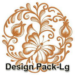 Gradient Butterfly 3(Lg) machine embroidery designs