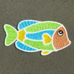 FSL Color Tropical Fish 05 machine embroidery designs