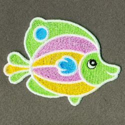 FSL Color Tropical Fish 06 machine embroidery designs