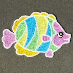 FSL Color Tropical Fish 07 machine embroidery designs