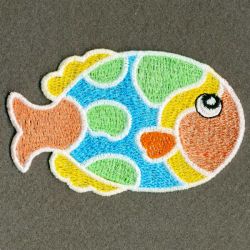 FSL Color Tropical Fish 08 machine embroidery designs