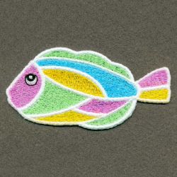 FSL Color Tropical Fish 10 machine embroidery designs