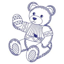 Redwork Easter Bears 08(Sm) machine embroidery designs