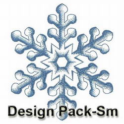 Gradient Snowflakes(Sm) machine embroidery designs