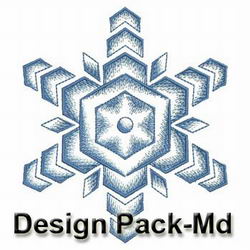 Gradient Snowflakes(Md) machine embroidery designs