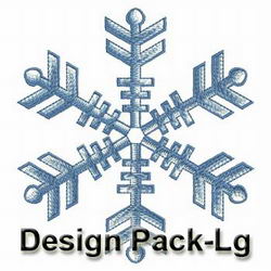 Gradient Snowflakes(Lg) machine embroidery designs