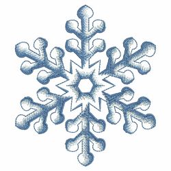 Gradient Snowflakes 01(Md) machine embroidery designs