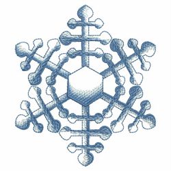 Gradient Snowflakes 02(Sm) machine embroidery designs