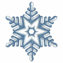 Gradient Snowflakes 03(Md) machine embroidery designs