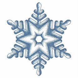 Gradient Snowflakes 03(Sm) machine embroidery designs