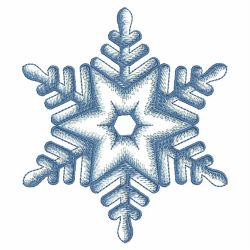 Gradient Snowflakes 03(Sm) machine embroidery designs