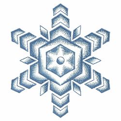 Gradient Snowflakes 06(Md) machine embroidery designs