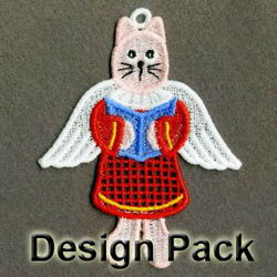 FSL Angel Cats machine embroidery designs