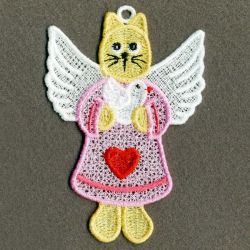 FSL Angel Cats 05 machine embroidery designs