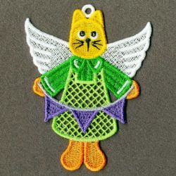 FSL Angel Cats 09 machine embroidery designs