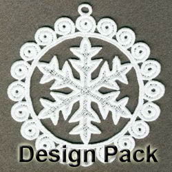 FSL Snowflake Ornaments machine embroidery designs
