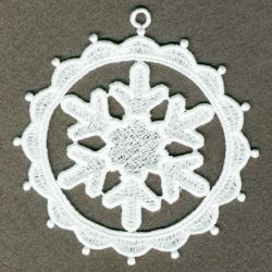 FSL Snowflake Ornaments 06 machine embroidery designs