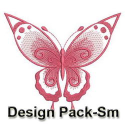 Gradient Butterfly 4(Sm) machine embroidery designs