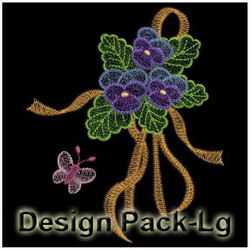 Dream of Pansy(Lg) machine embroidery designs